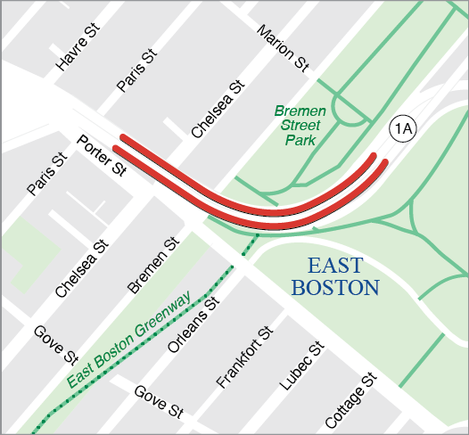 BOSTON:BRIDGE PRESERVATION, B-16-235 (39T AND 3A0), ROUTE 1A OVER CHELSEA STREET/BREMEN STREET AND RAILROAD